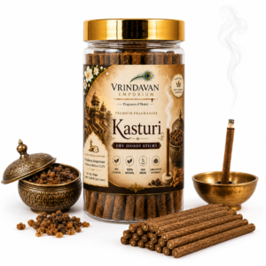 Kasturi Dry Dhoop Sticks | Premium Musk-Inspired Fragrance for Pooja & Meditation | 150g
