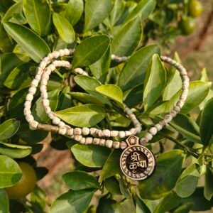 Krishna Naam Tulsi Locket Mala