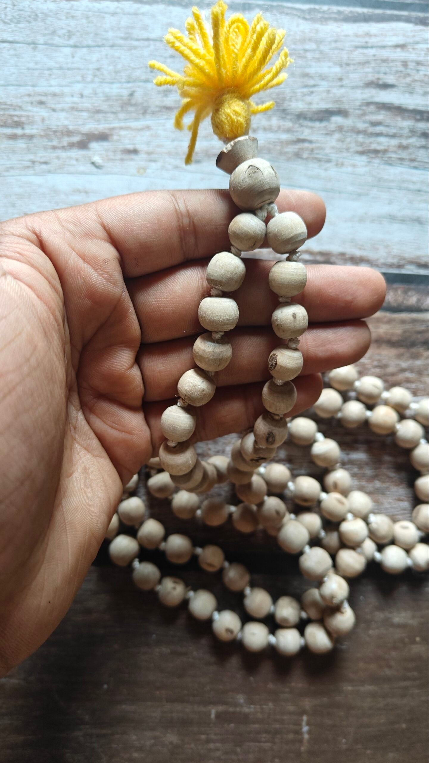 Tulsi Big Size Japmala 108+1 Beads ( 12 mm) - Image 2