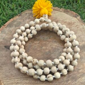 Tulsi Gol Dana Japmala 108+1 beads ( 8-9 mm )