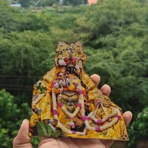 Radhavallabh Ji Wooden Cutout