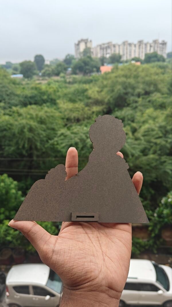 Radhavallabh Ji Wooden Cutout - Image 4