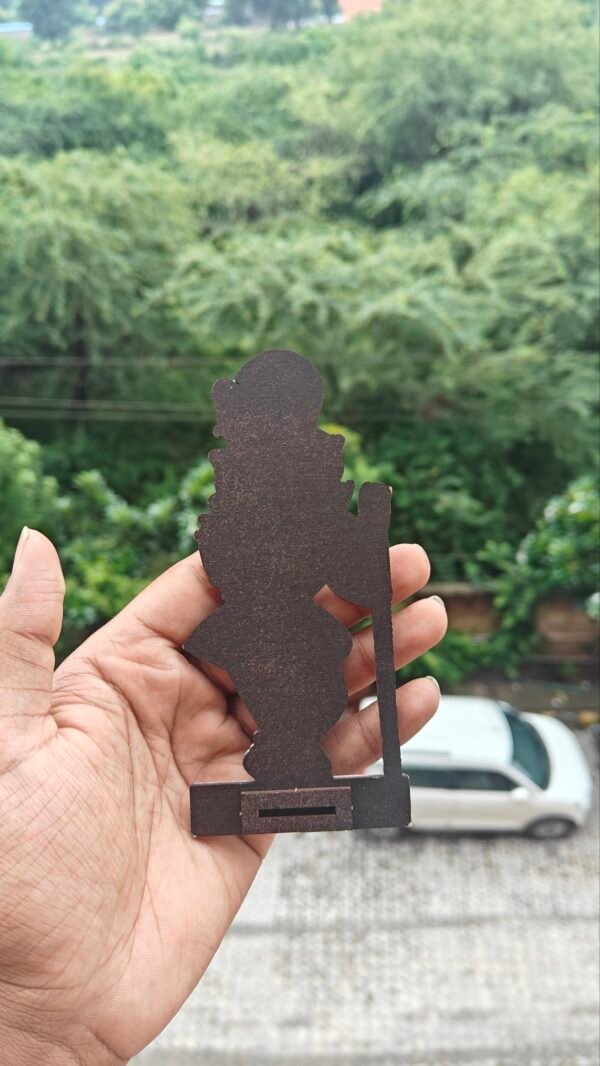 Radharaman Ji Wooden Cutout - Image 4