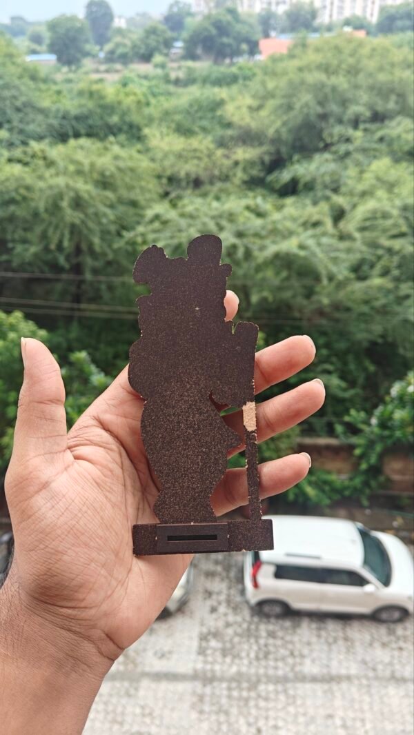 Radharaman Ji Wooden Cutout - Image 5