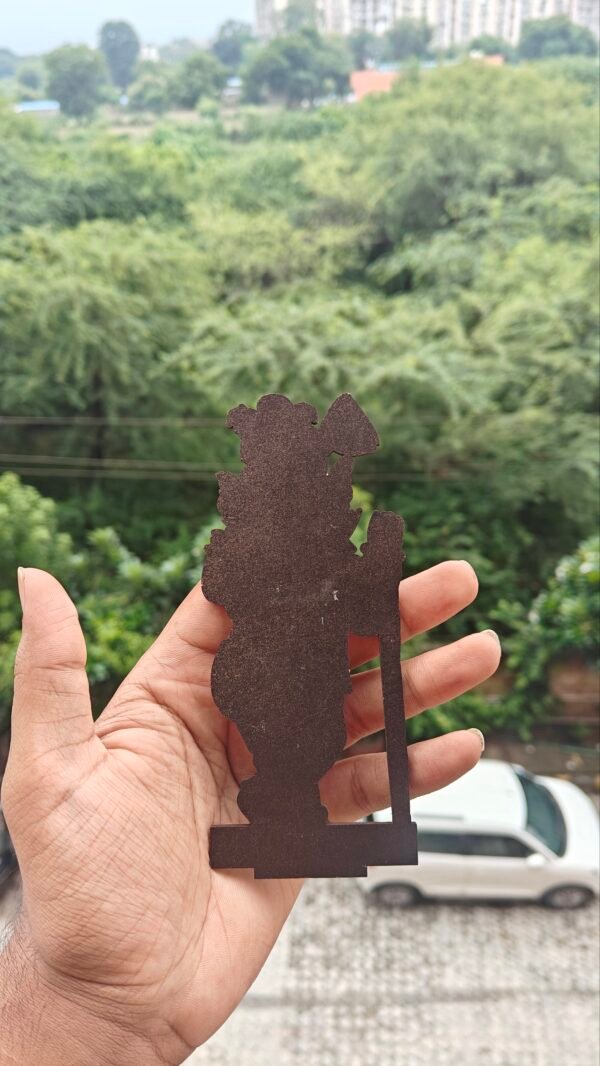 Radharaman Ji Wooden Cutout - Image 3