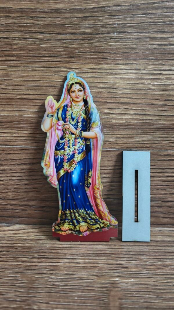 Radha Rani Ji Wooden Cutout