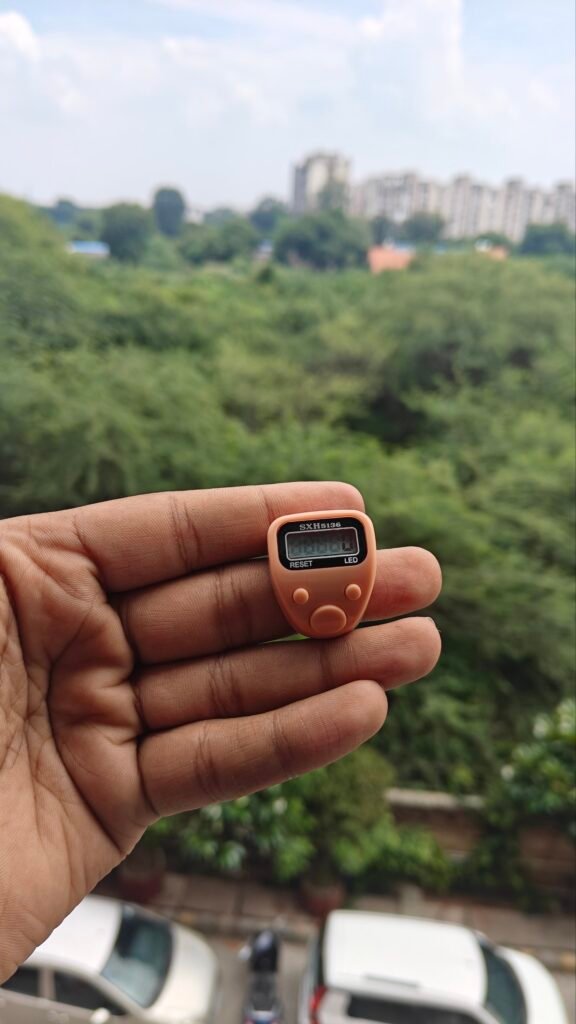 Led Ring naam japa counter