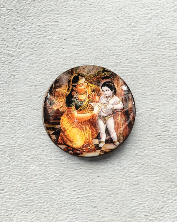 Damodar Leela Glass Magnet