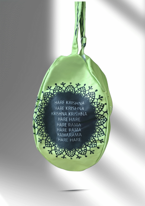 Jagannath Ji green multi printed japa bag - Image 4