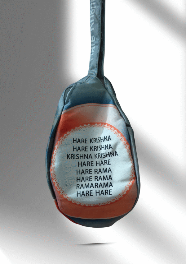Srila Prabhupada grey japa bag - Image 2