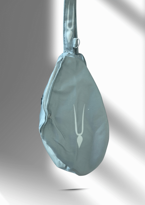 Srila Prabhupada grey japa bag - Image 3