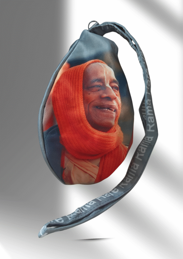 Srila Prabhupada grey japa bag