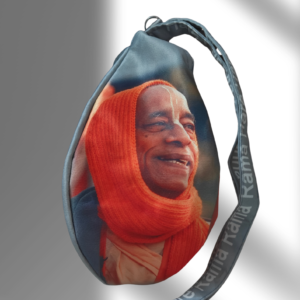 Srila Prabhupada grey japa bag