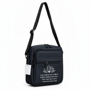 Hare Krishna mahamantra sling bag