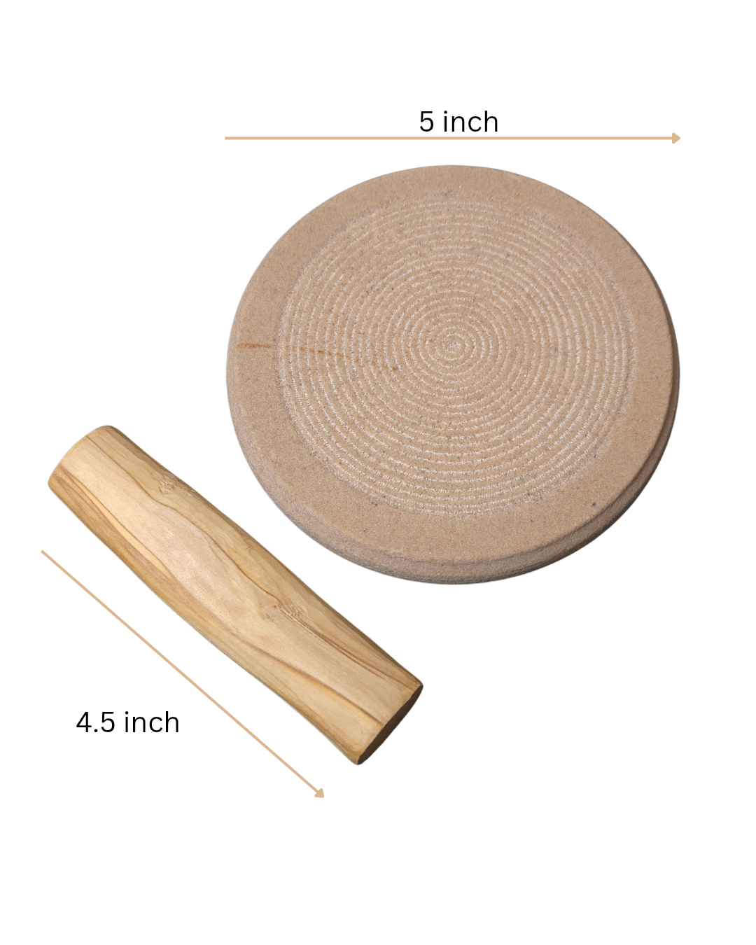 Pure Sandalwood Stick with Rubbing Stone - 100% original - Image 3