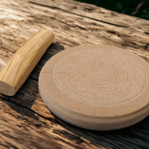 Pure Sandalwood Stick with Rubbing Stone - 100% original