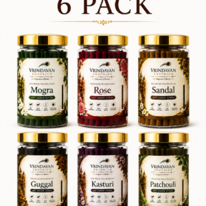 Premium Dry Dhoop Sticks Combo – 6 Fragrances