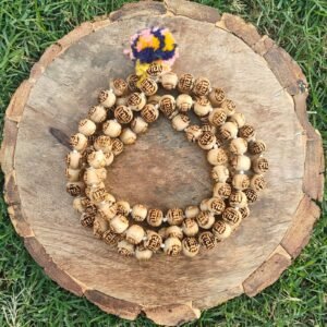 Radha naam Tulsi japmala 108+1 beads - Thumbnail Image 2
