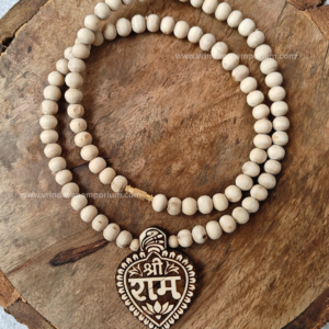 Shree Ram Premium Tulsi Locket Mala - 100% Pure Tulsi Mala - Thumbnail Image 1
