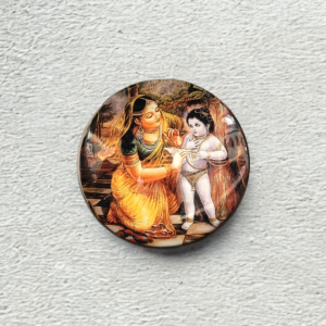 Damodar Leela Glass Magnet