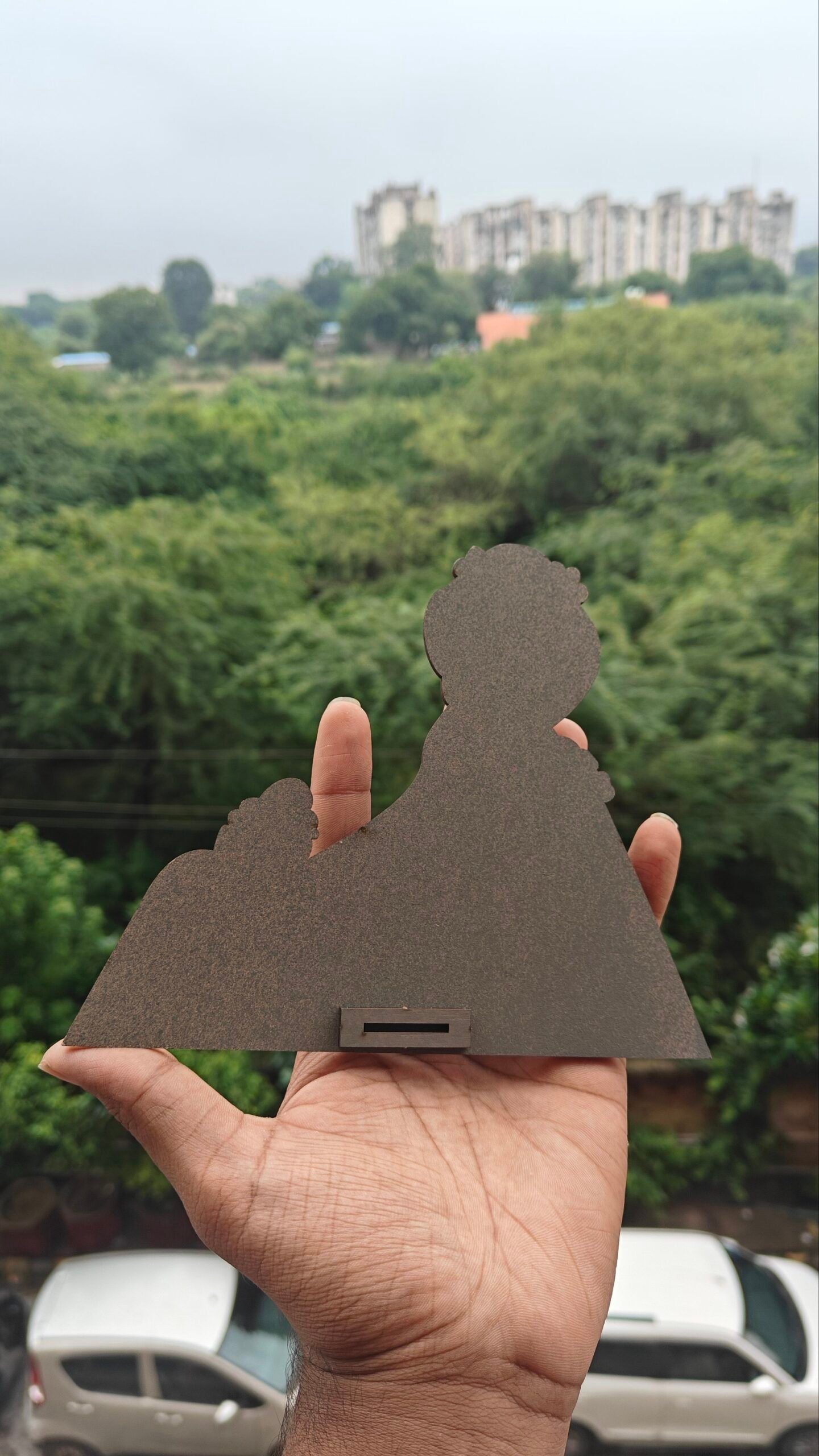 Radhavallabh Ji Wooden Cutout - Image 4