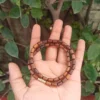 1 Round Brown Tulsi mala (Long beads) - Thumbnail Image 1