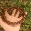 3 Round Brown Tulsi Kanthi Mala ( long beads) - Thumbnail Image 3