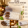 Pure Tulsi Wood Wick Sticks | Traditional Puja & Deepak Seva Wicks (Pack of 36 sticks) - Thumbnail Image 2