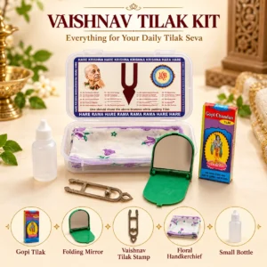 Vaishnav Tilak Kit with Gopi Chandan | Travel-Friendly Kit