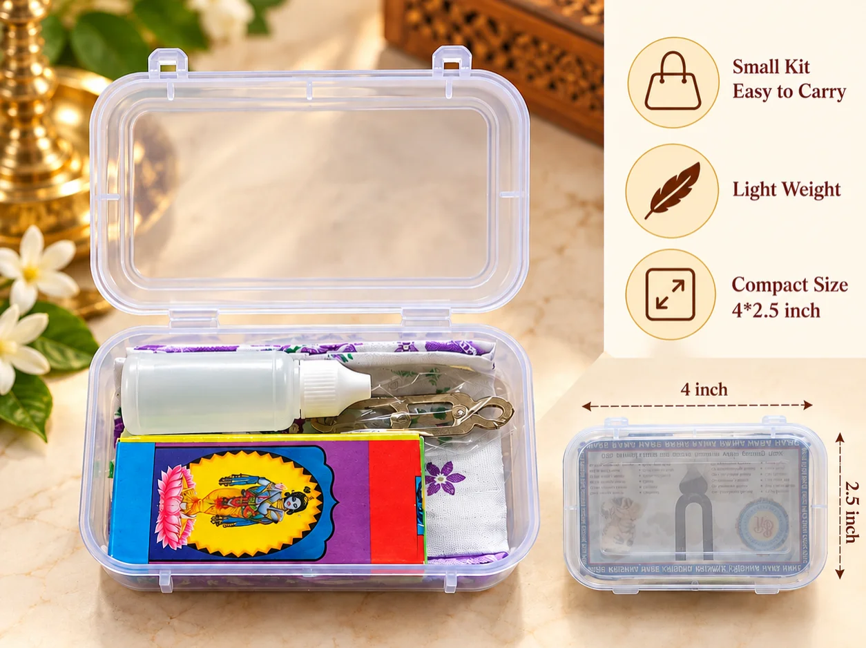 Vaishnav Tilak Kit with Gopi Chandan | Travel-Friendly Kit - Image 3