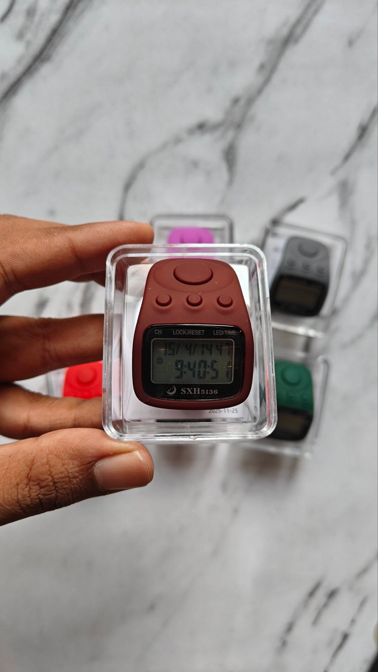 1 Crore Naam Jap Counter with Replaceable Cell | 12-Channel Digital Mantra Counter - Image 1